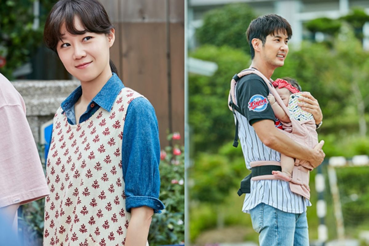 ▲孔曉振在《山茶》中當單親媽，金知碩是孩子的爸。（圖／KBS官網）