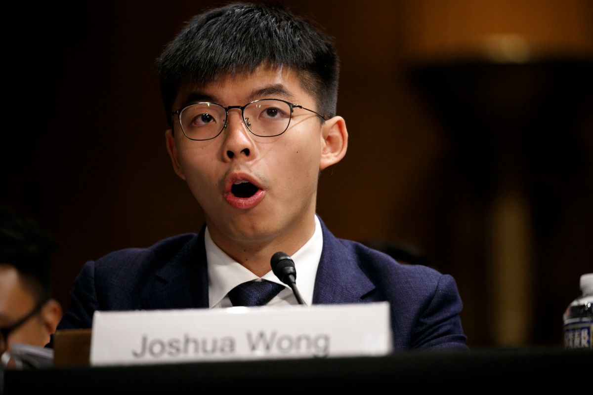 ▲香港眾志秘書長黃之鋒（圖／美聯社／達志影像）