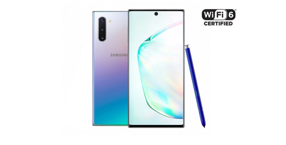 ▲三星Galaxy Note10被Wi-Fi聯盟認證具有Wi-Fi 6的通訊技術。（三星提供）