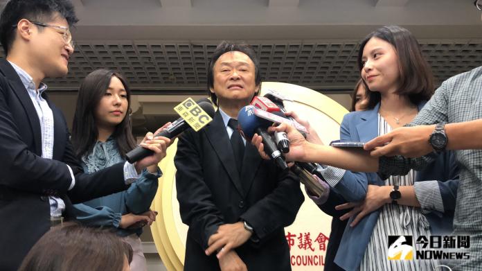 ▲台北市議員王世堅接受媒體訪問。（圖／記者丁上程攝, 2019.9.18）