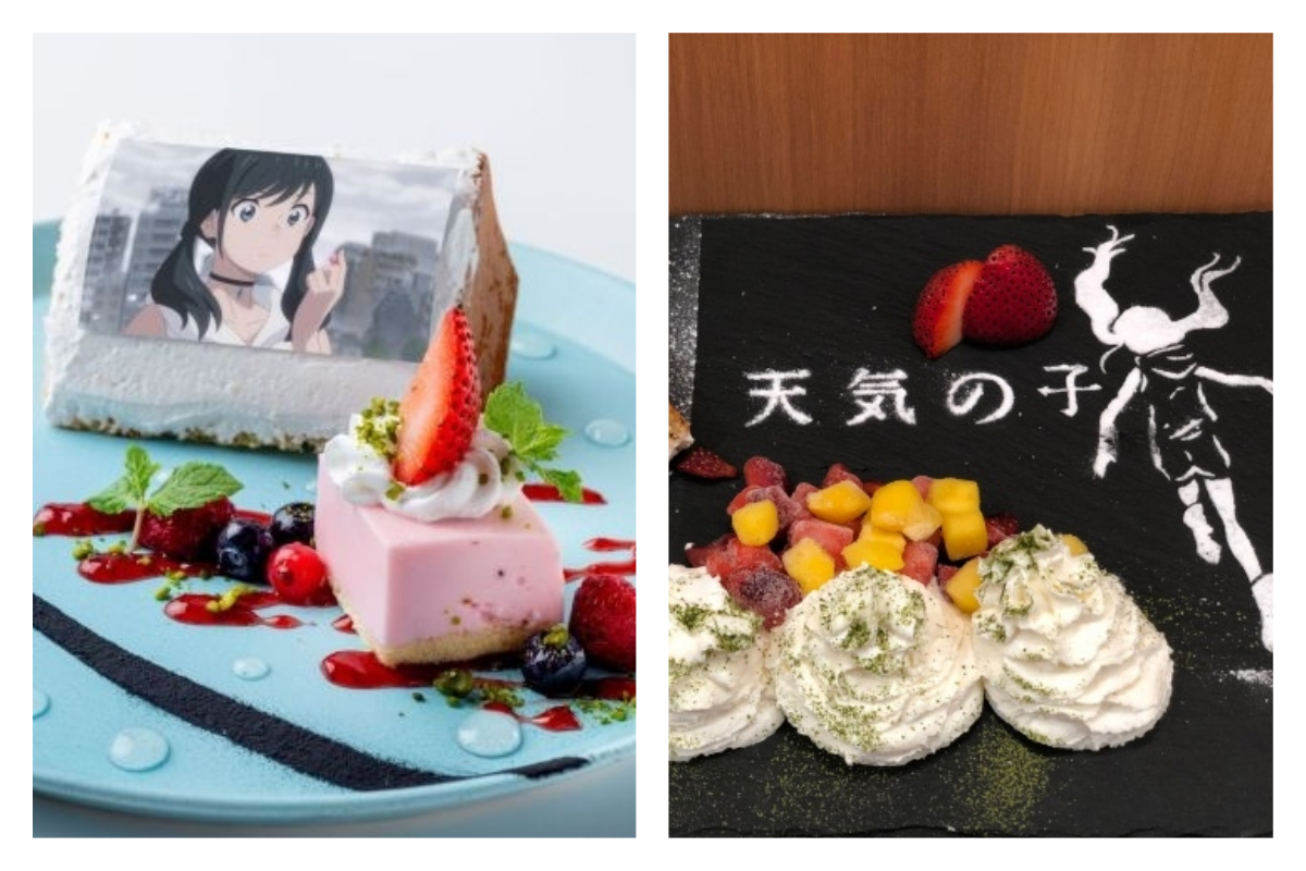 ▲《天氣之子》將在東京銀座松屋百貨舉辦展覽，展覽期間與百貨內咖啡廳合作，推出限量電影專屬甜點飲料。（圖／翻攝自 SoraNews24 網站）