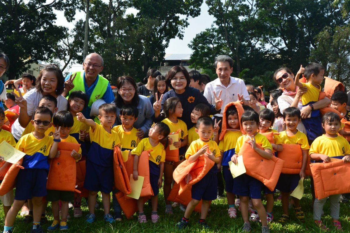 ▲108年度幼兒園在地化複合型防災示範觀摩演練活動。（圖／記者洪佳伶攝，2019.09.18）
