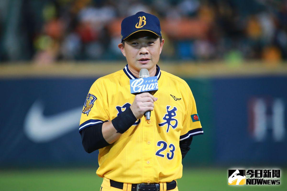 ▲中信兄弟彭政閔在新莊棒球場最後一戰。（圖／記者葉政勳攝 , 2019.09.18）