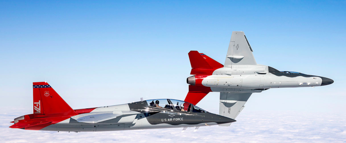 ▲波音T-7A「紅鷹」（Red Hawk）噴射教練機。（圖／波音官網）