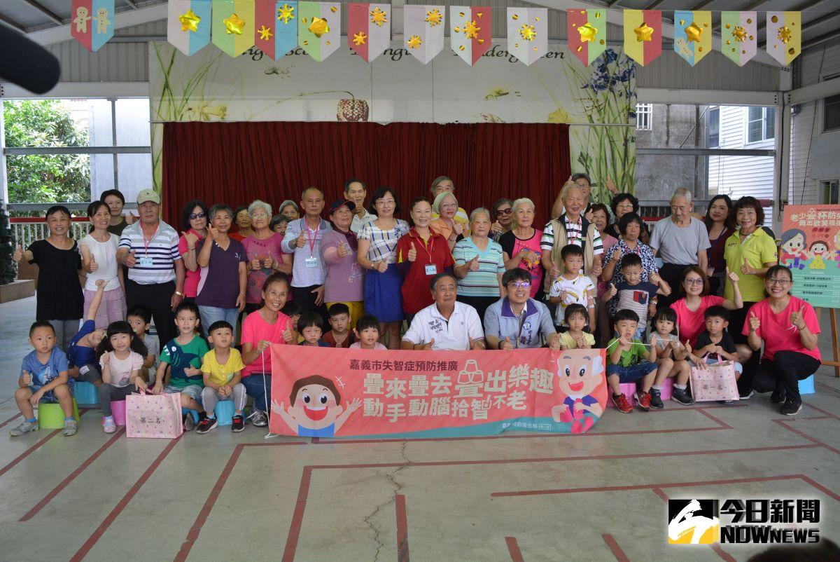 ▲首場疊杯賽於孩子國幼兒園舉辦。（圖／記者郭政隆攝影2019.9.19）