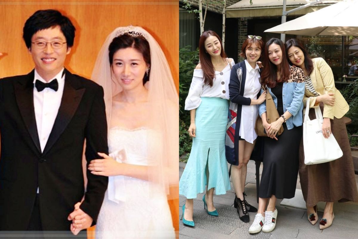 ▲羅京恩與劉在錫結婚11年，保養得宜完全沒變老。（圖／Naver、金景花IG）