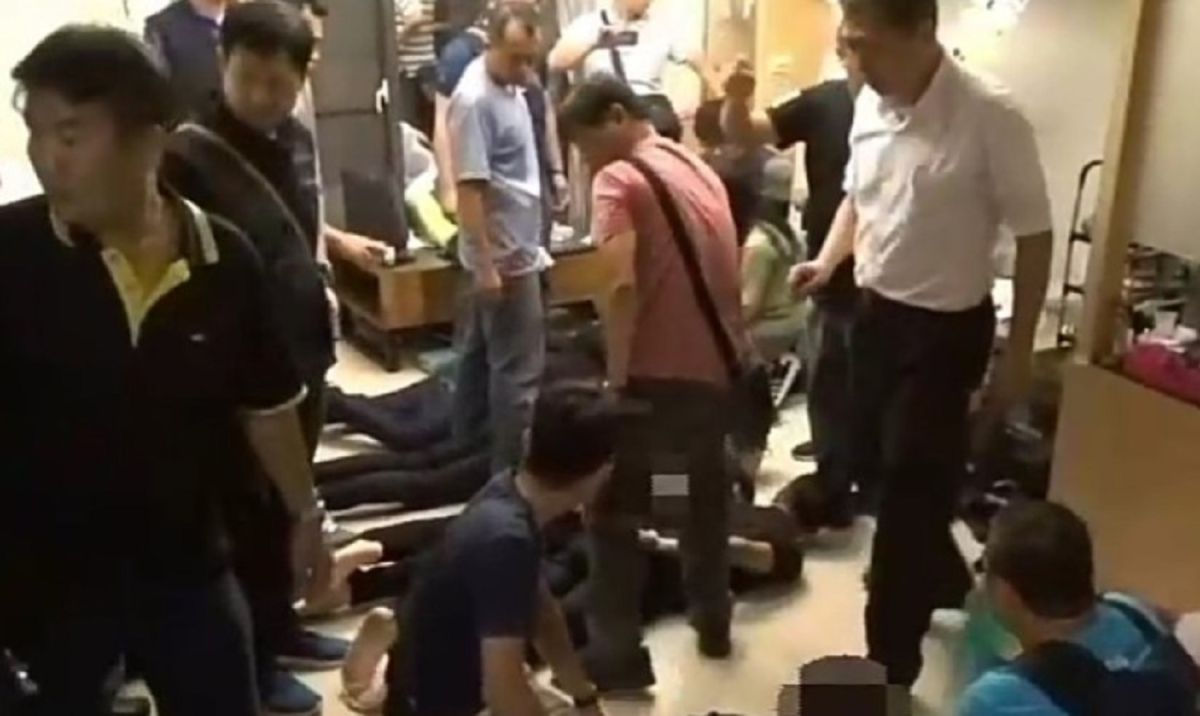 ▲前鎮區寵物店接連遭人砸店以及開槍的案件，警方專案小組昨天晚間在鼓山區攻堅逮捕8名嫌犯。（圖／記者郭凱杰翻攝，2019.09.20）