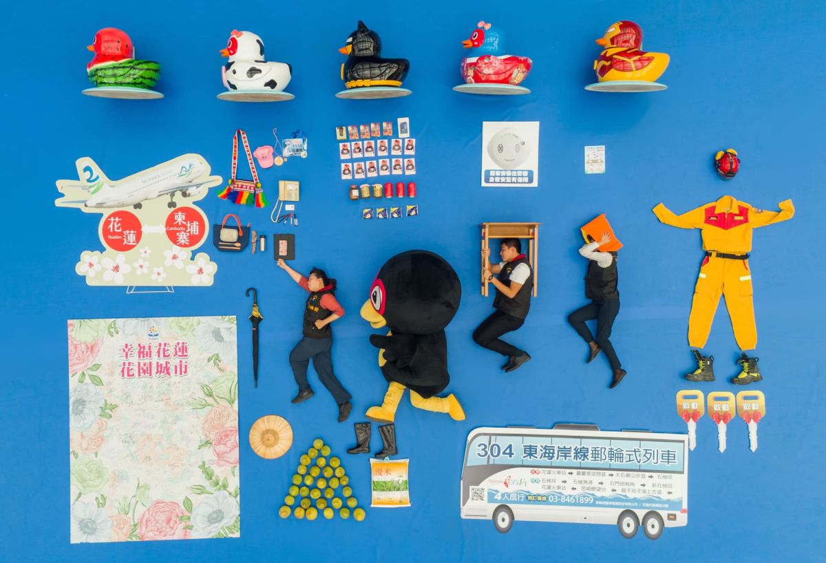 ▲花蓮縣長徐榛蔚以國家防災日為主軸，也將花蓮積極拓展的觀光產業宣傳。（圖／翻攝自徐榛蔚臉書）