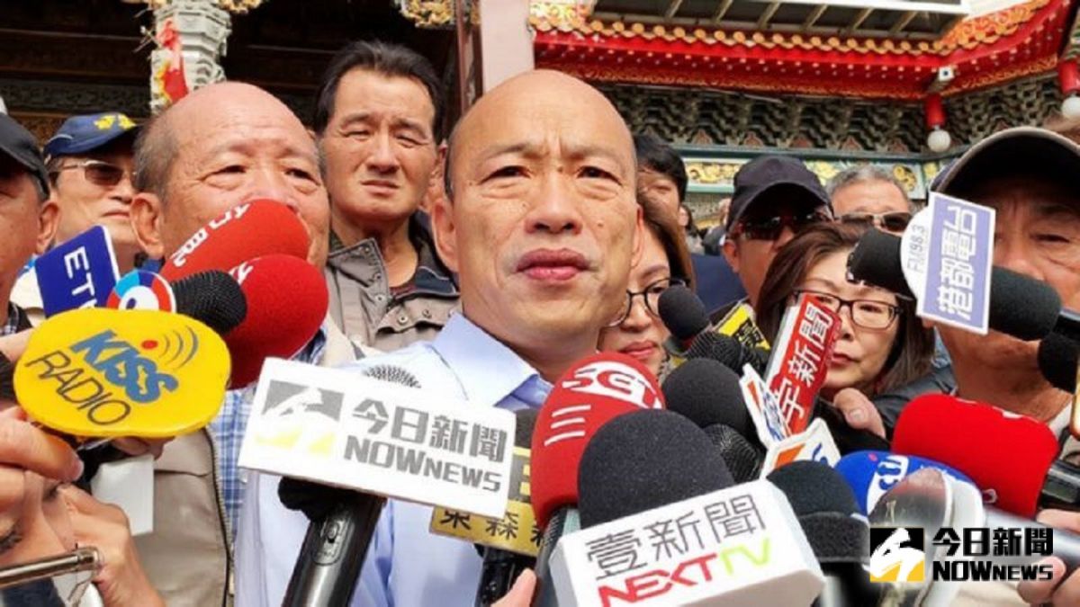 ▲高雄市長、國民黨總統候選人韓國瑜人氣旺，吸引不少鋼鐵韓粉追隨。（圖／NOWnews資料照片）