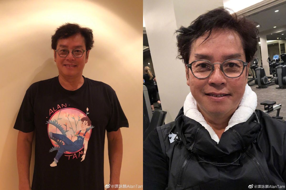 ▲譚詠麟在反送中事件中挺港警。（圖 / 翻攝微博）
