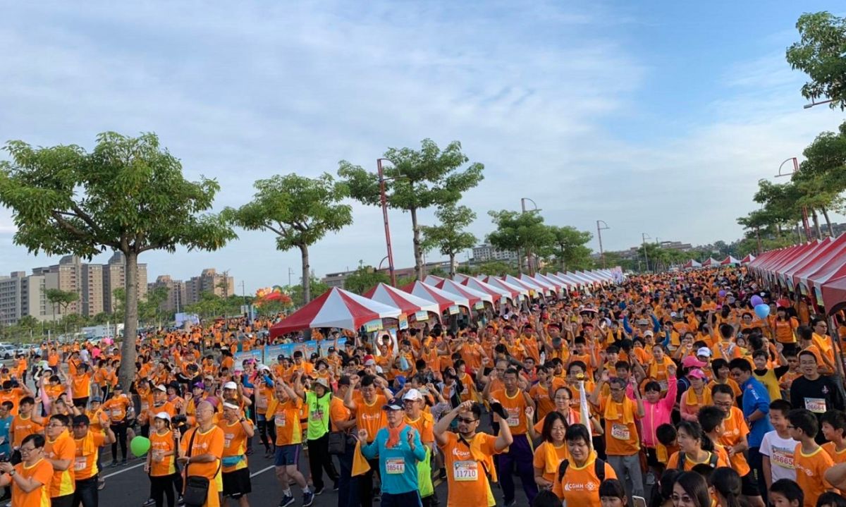 ▲長庚醫院路跑活動，嘉義場有超過萬人以上參加，堪稱是嘉義最大場。（圖／長庚醫院提供）