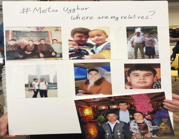 ▲大陸人權議題在國際社會上有不小的爭議。圖為近幾年失蹤的維吾爾族孩童。（圖／美聯社／達志影像）
