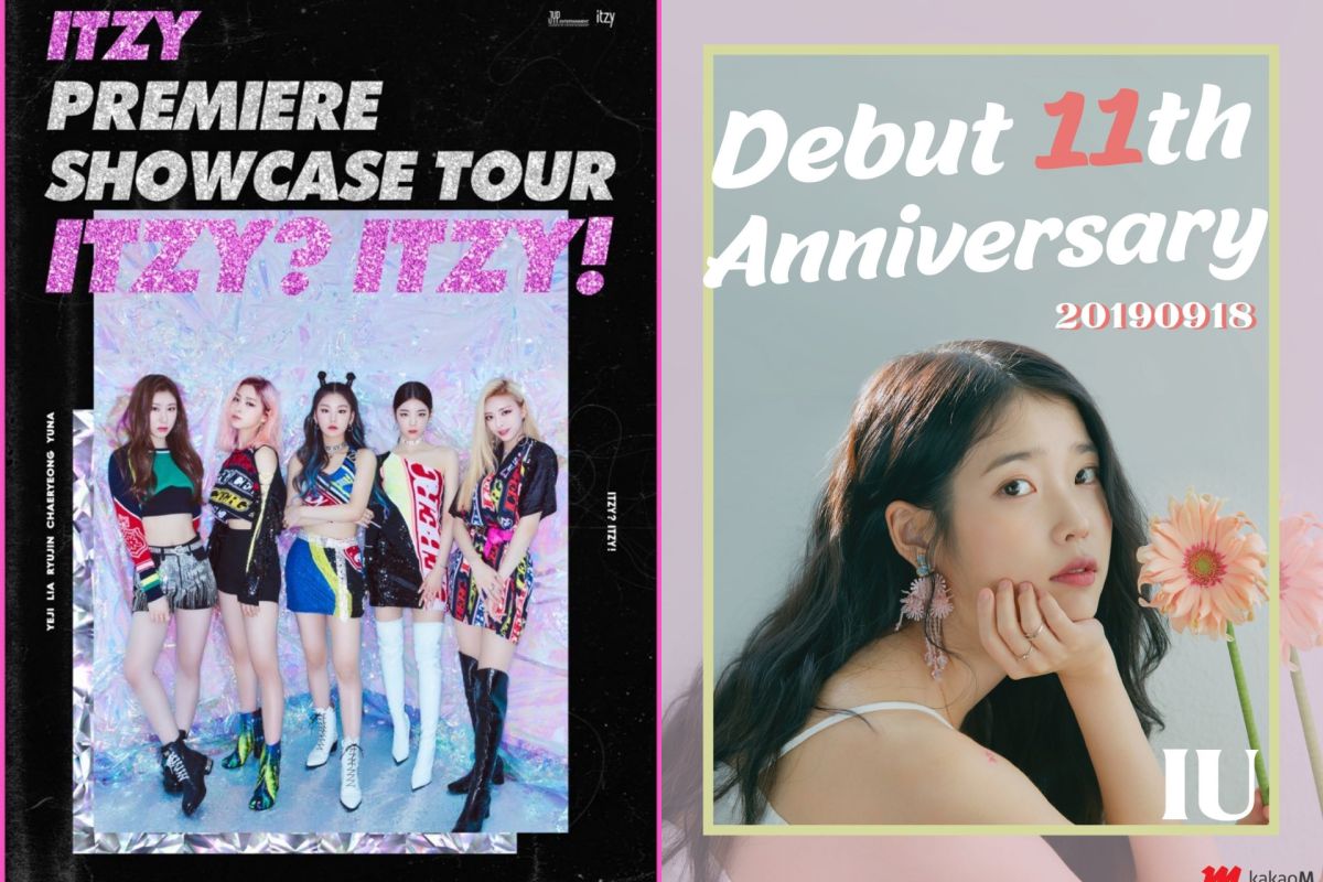 ▲IU、ITZY將來台。（圖／IU、ITZY Twitter）