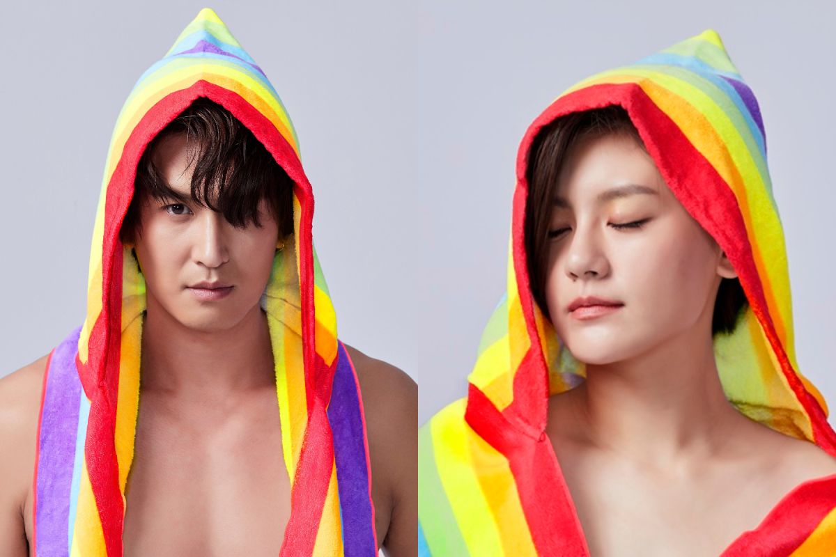 ▲小蠻跟邵翔為同志發聲。（圖 / 7525提供）
