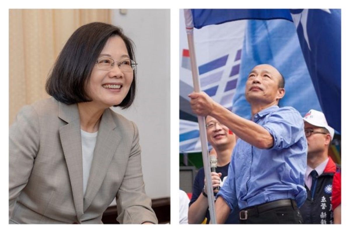 ▲民進黨總統候選人蔡英文、國民黨總統候選人韓國瑜。（圖／NOWnews資料照片）
