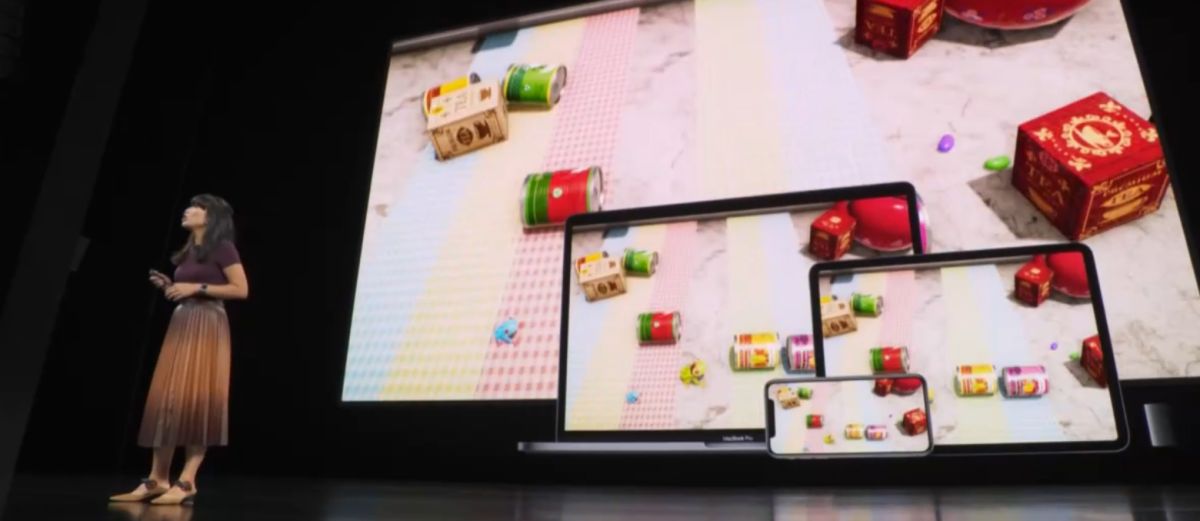 ▲Apple Arcade遊戲訂閱服務提供了100種以上的遊戲。（取自蘋果直播）