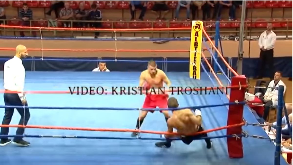 ▲保加利亞拳擊賽出現驚悚一幕。（圖／翻攝 Miguel Rodríguez youtube ）