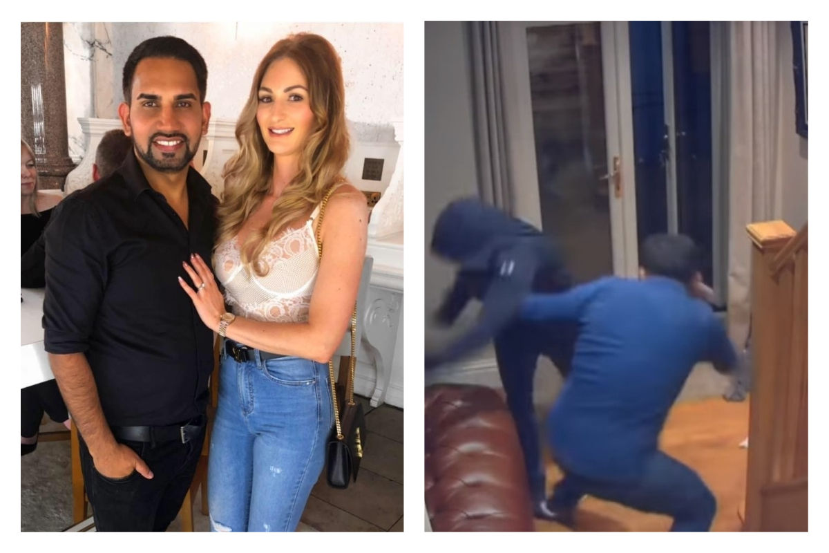 ▲英國男人一個打四個，奮勇擊退闖入家中的蒙面匪徒。事後男子表示，自己只是想要保護妻子，被網友大讚勇敢。（圖／翻攝自
 Granada Reports 臉書影片截圖與當事人臉書）