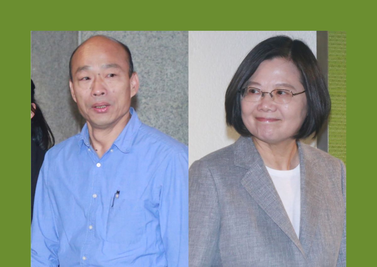 高雄市長韓國瑜、蔡英文總統。(圖／NOWnews 資料照)