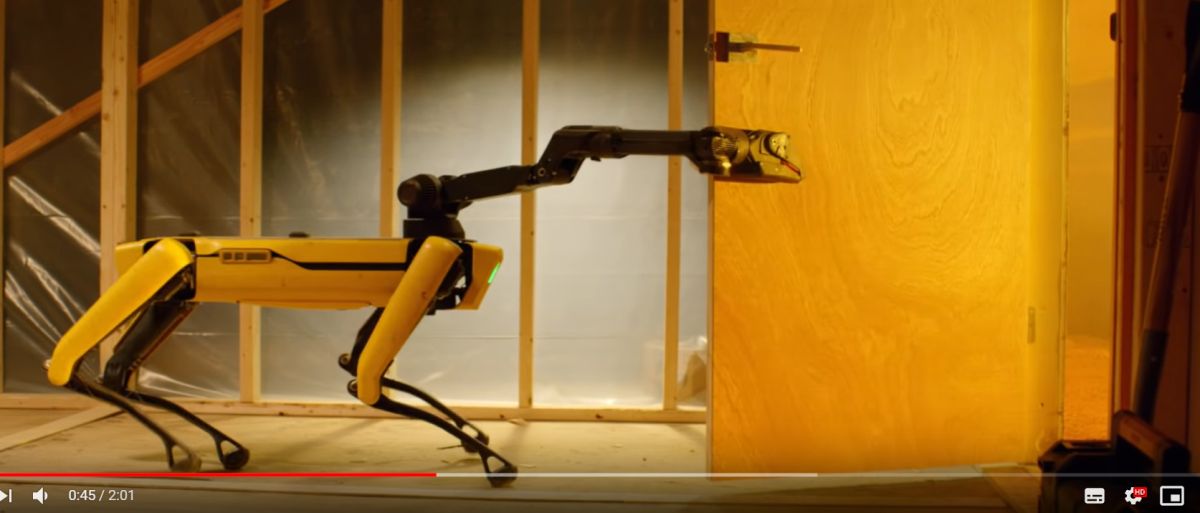 ▲類動物機器狗外型相當可愛，原本要做軍事用途。（取自BostonDynamics YouTube）