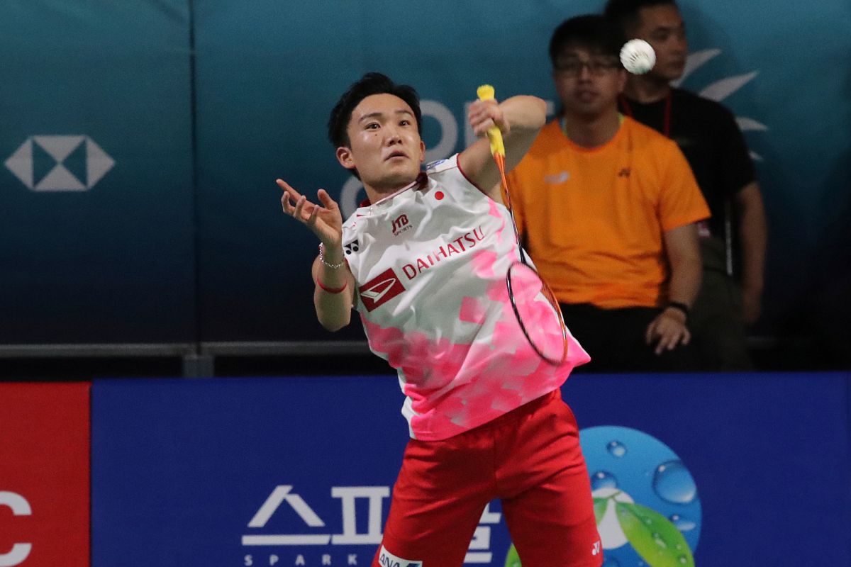 羽球男單世界球王桃田賢斗。（圖／美聯社／達志影像）
