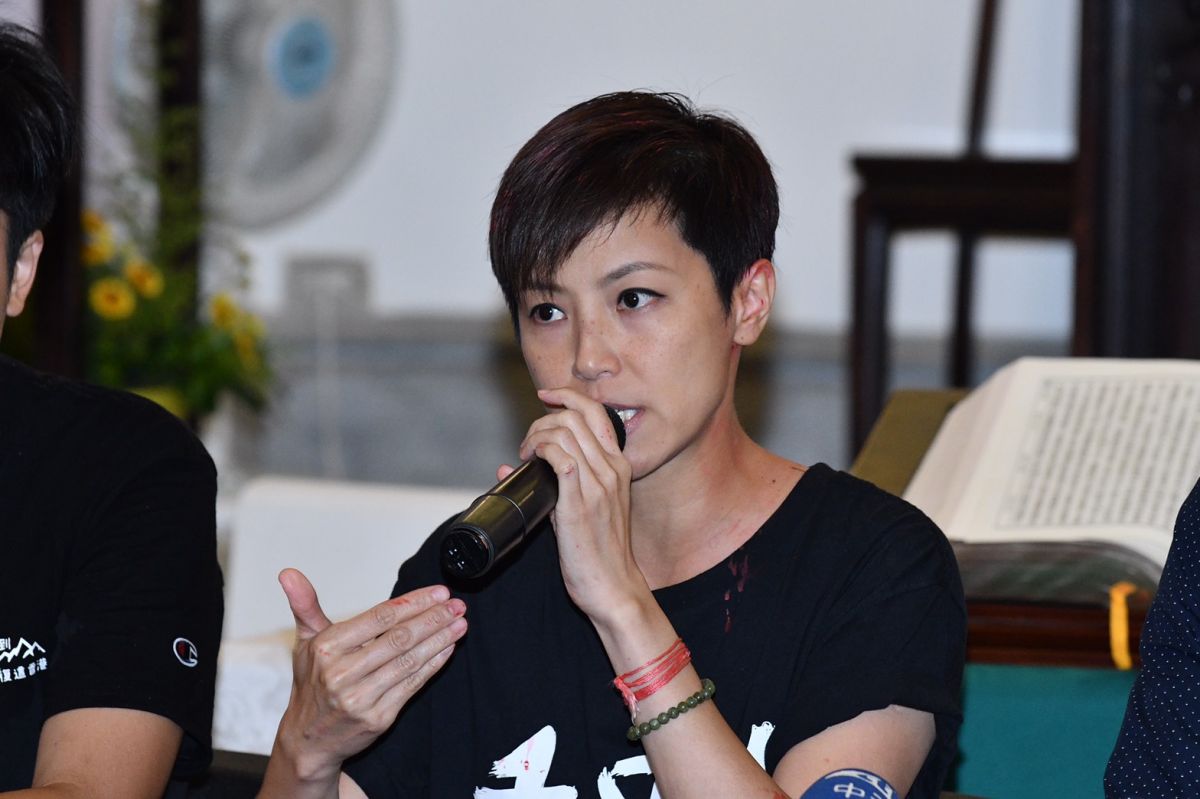 何韻詩。(陳柏年攝)