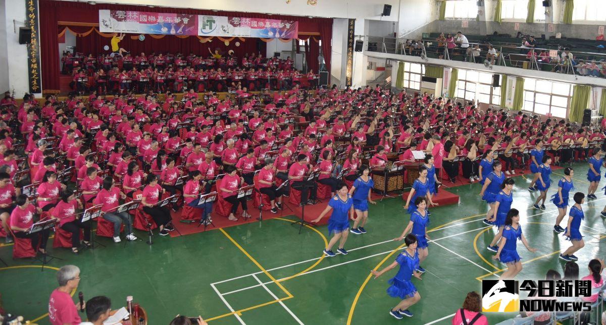 ▲陣容五百人的國樂大饗宴，氣勢磅薄。（圖／記者蘇榮泉攝，2019.09.29）
