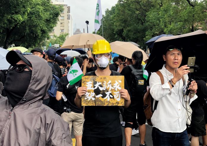 929台港大遊行－撐港反極權。(圖／林柏年攝)_