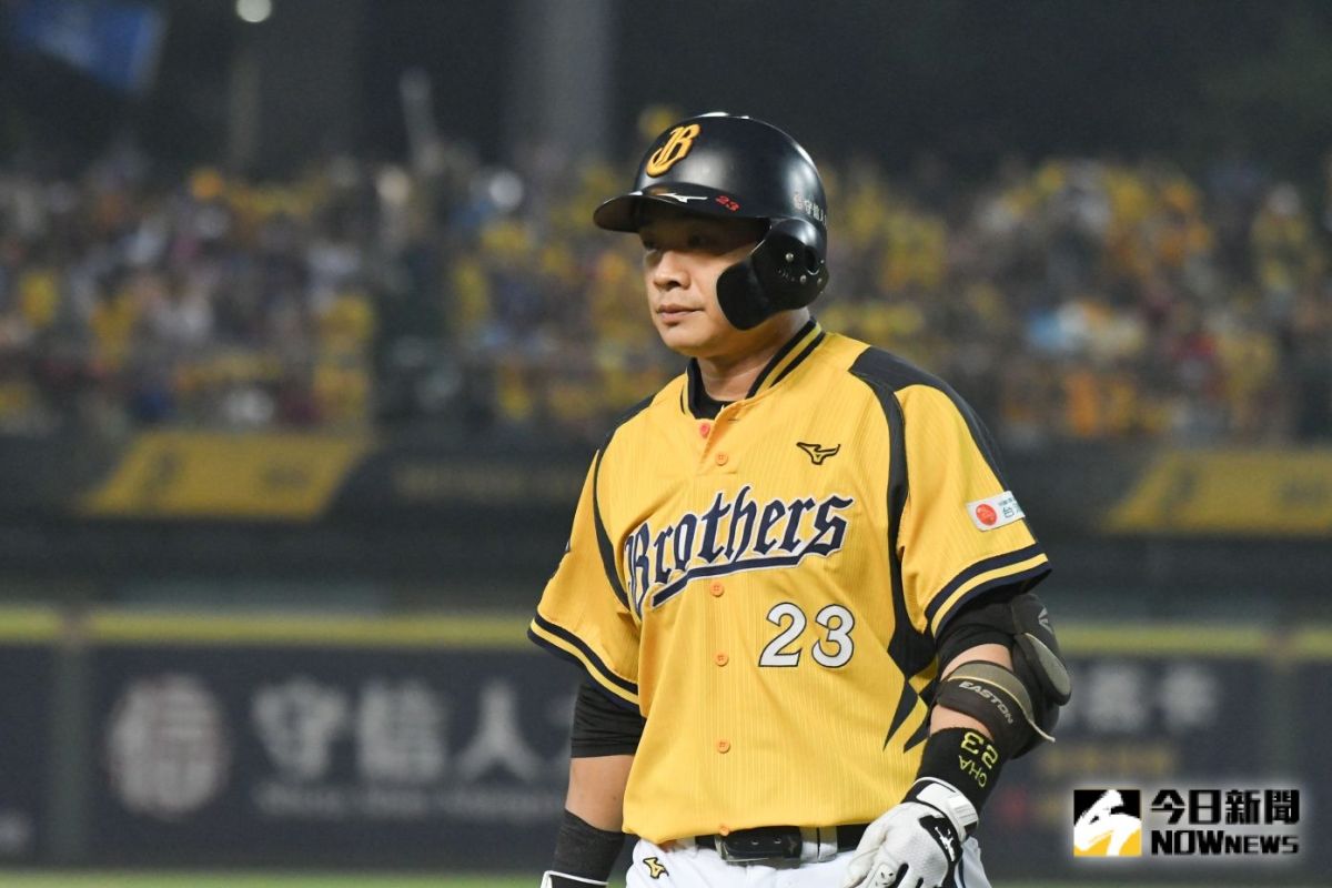 ▲彭政閔引退賽，中信兄弟彭政閔。（圖／記者葉政勳攝 , 2019.09.29）
