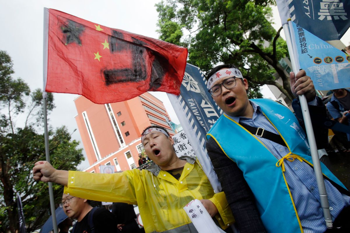 ▲ 929 撐港反極權遊行，全球多國響應。（圖／美聯社／達志影像）