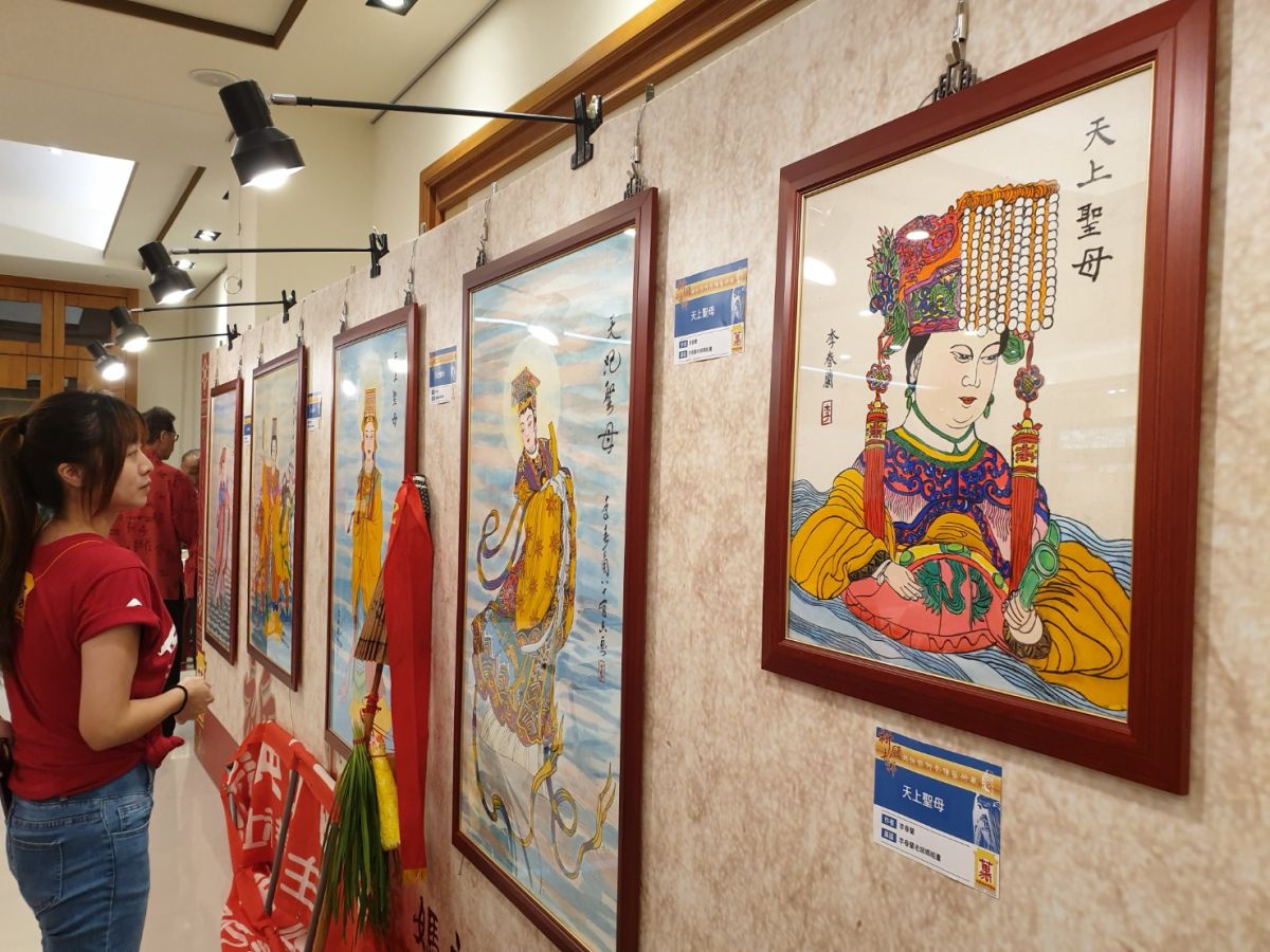 ▲邁入第六年的華嚴萬神博覽會，以天上聖母為主軸，有一系列媽祖信仰藝術展演活動。（圖／金武鳳攝，2019.9.30)