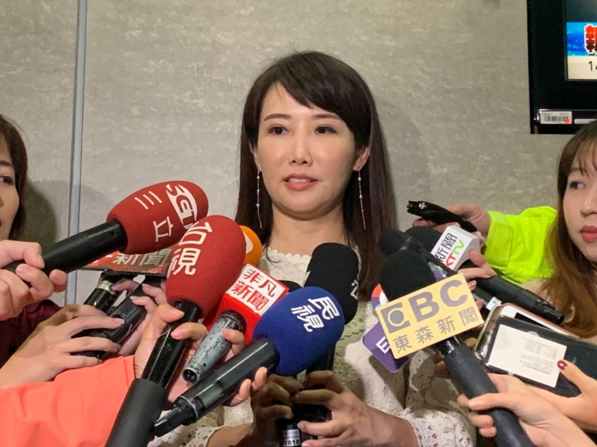 柯文哲希望郭台銘列民眾黨不分區第一名，蔡沁瑜表示郭才剛退出國民黨，短時間內不可能加入民眾黨。 (圖/記者吳承翰攝影)