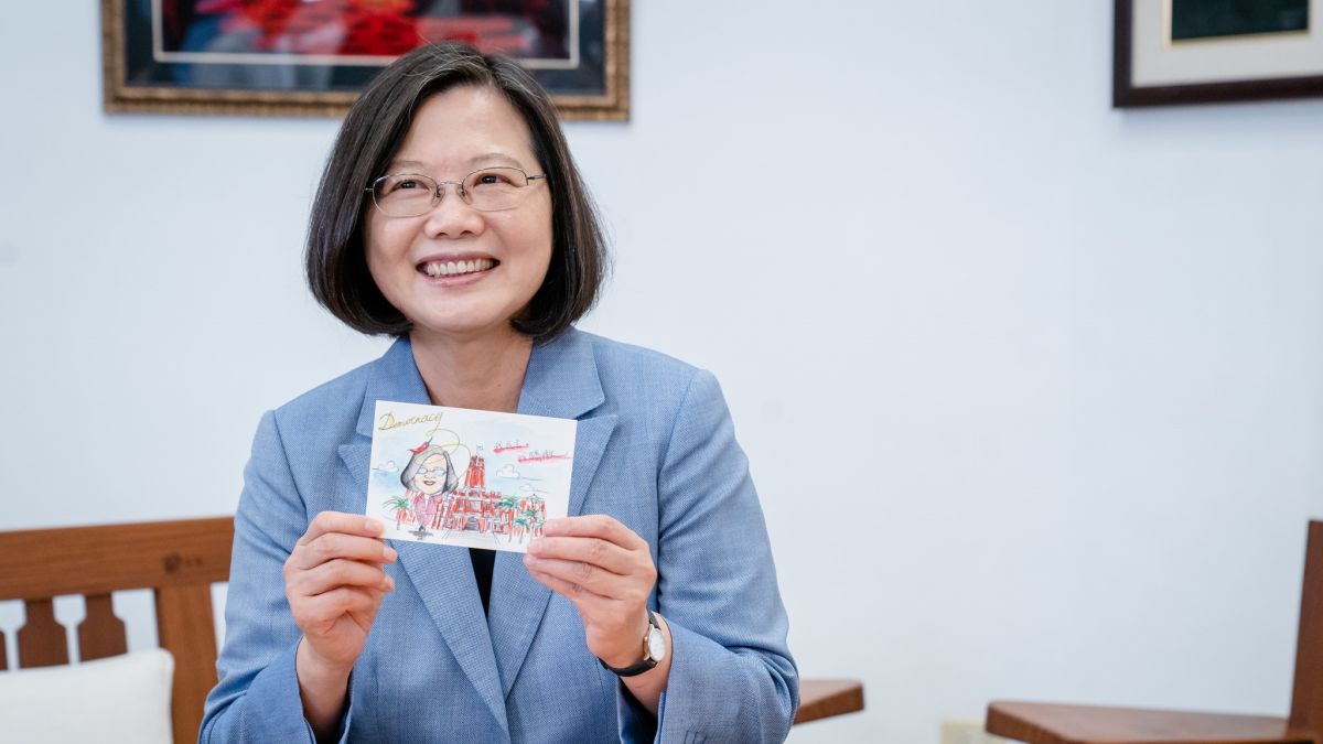 蔡英文總統。( 圖 / 總統府提供 )