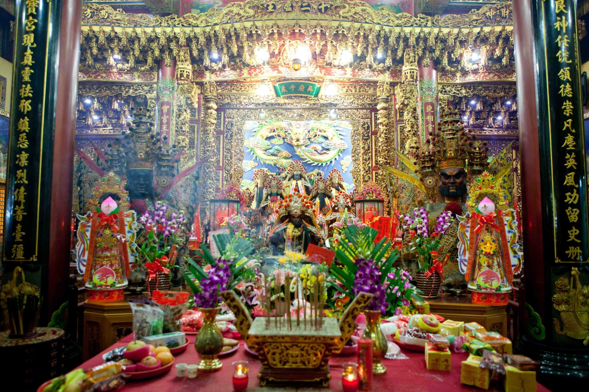 玉敕良寶宮主祀十二瘟王吳府千歲。（圖／翻攝自玉敕良寶宮粉專）