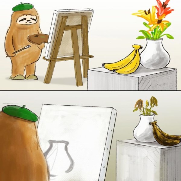 日本插畫家惡搞樹懶日常　超貼切畫作網笑翻：慢到懷疑人生