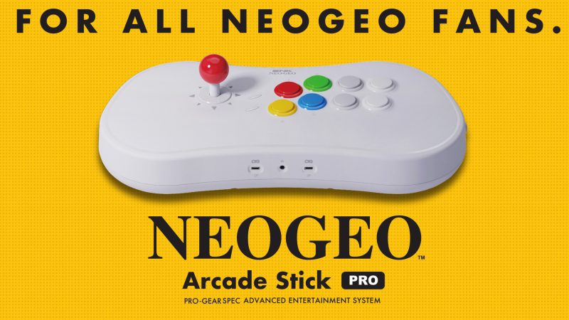 SNK 推出具備主機 / 搖桿雙模式的大型搖桿「NEOGEO Arcade Stick Pro」
