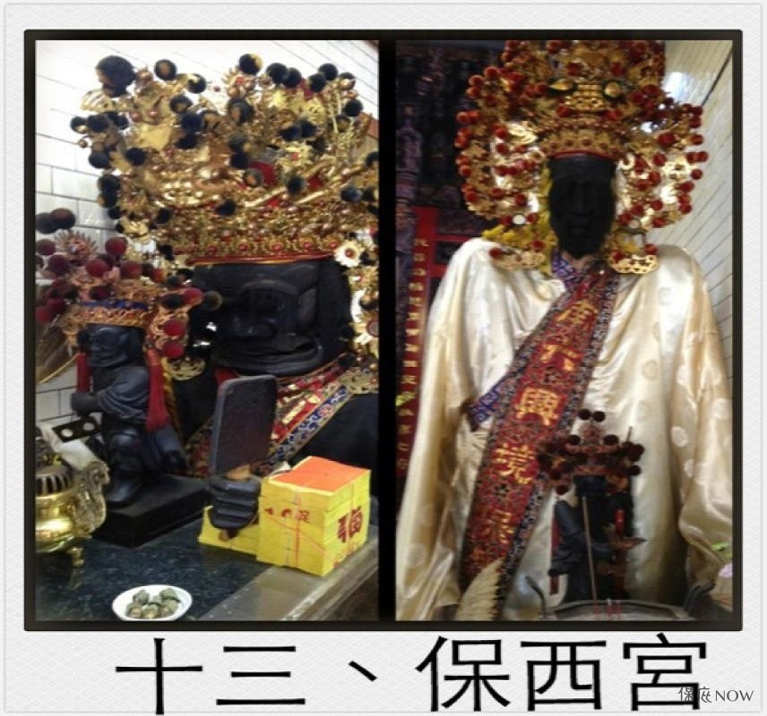 台南保西宮韓盧二將。（圖／邱小傑提供）