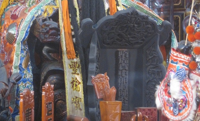 開基開山宮內虎賁中郎將陳稜牌位。（圖／WIKI圖庫，Pbdragonwang攝）
