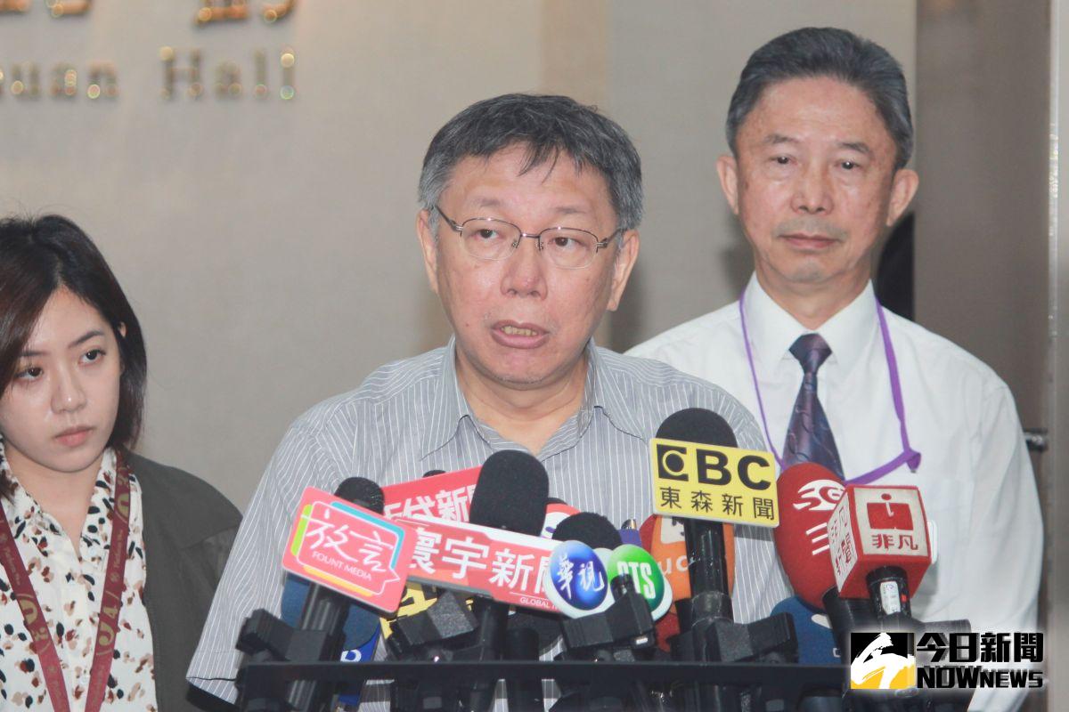 ▲台北市長柯文哲接受媒體訪問。（圖／記者丁上程攝, 2019.10.1）