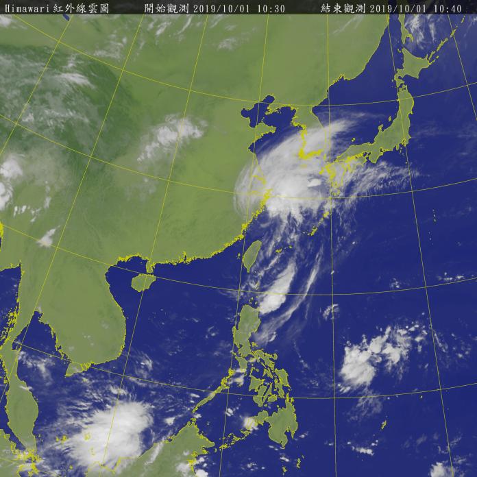 ▲氣象局預計於今日 11 時 30 分解除第 18 號米塔颱風警報。（圖／中央氣象局）