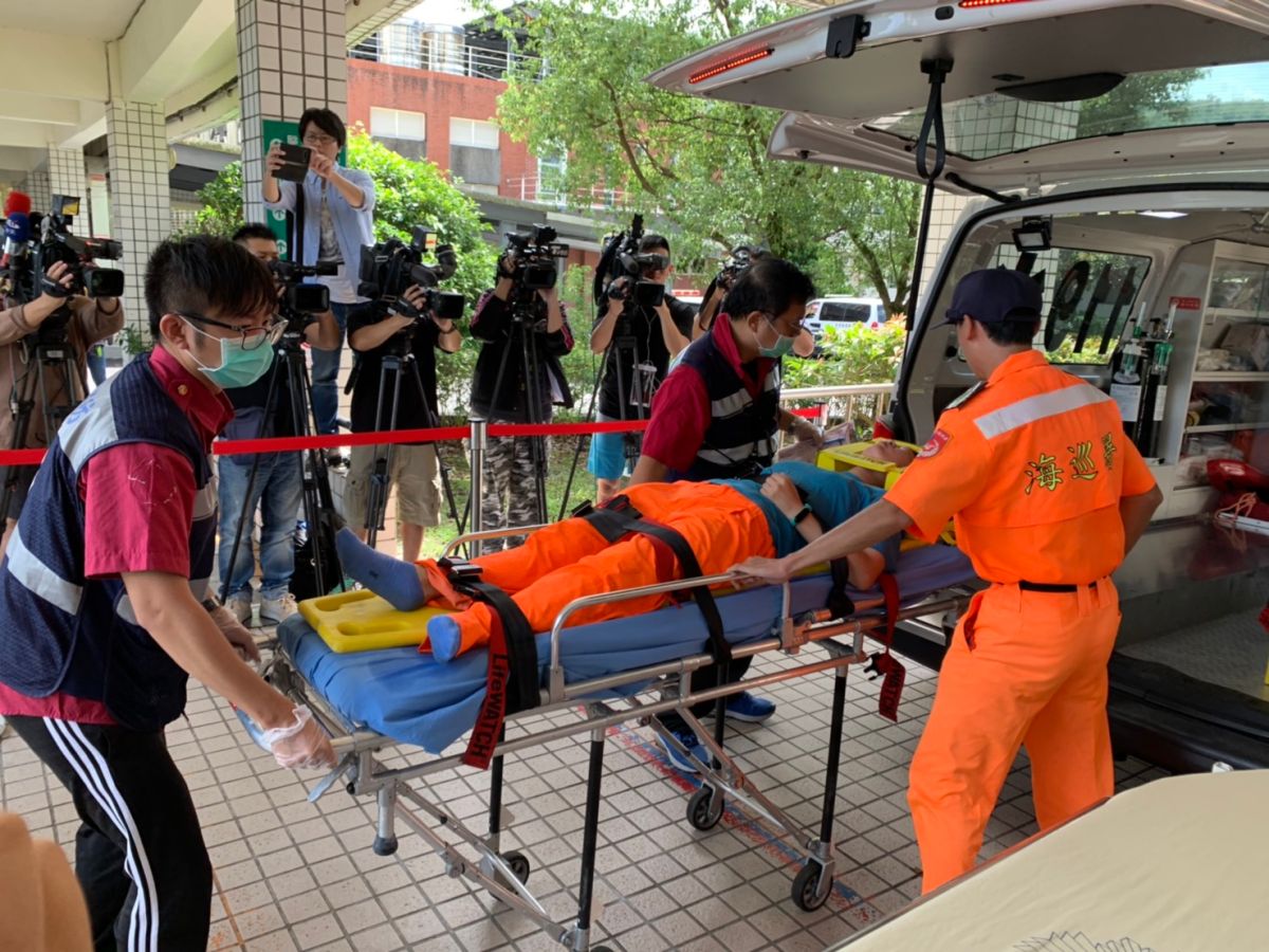 ▲稍早蘇澳榮總醫院共收治6名病患，其中2位重傷已轉院。（圖／記者宋原彰攝，2019.10.01）