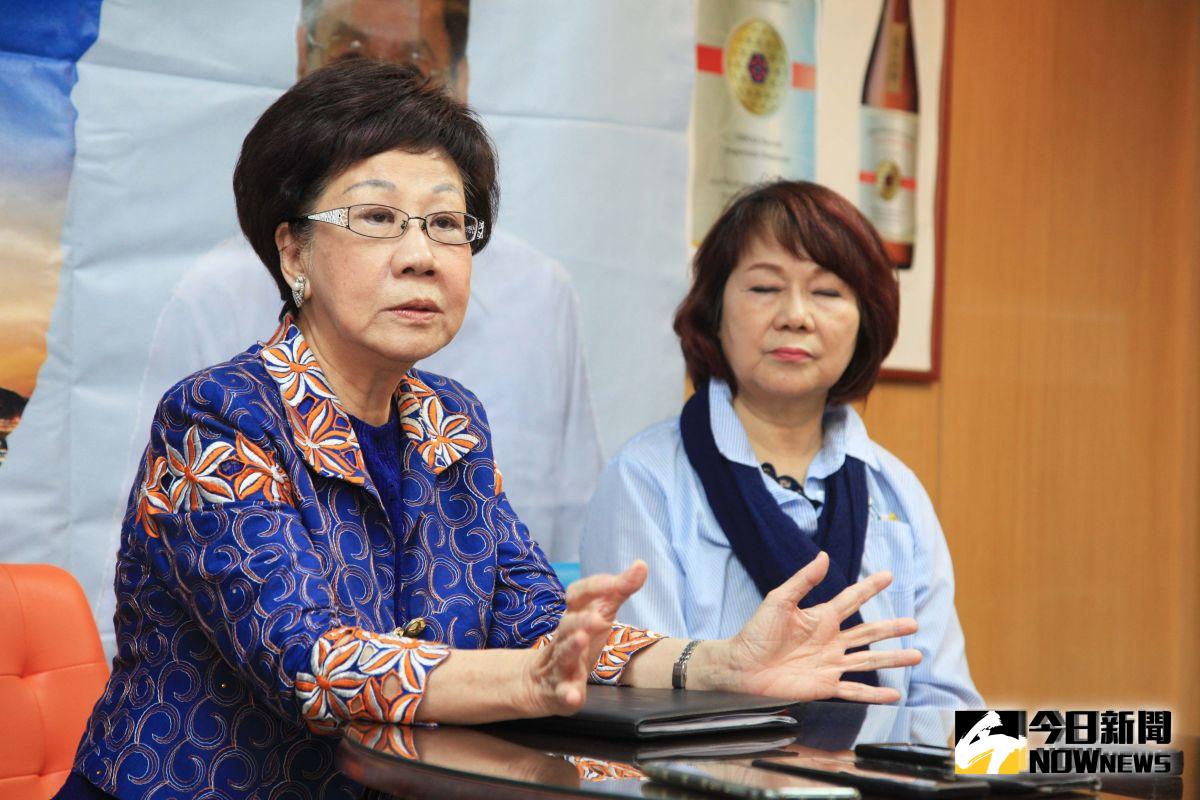 ▲呂秀蓮受訪時反問，「中華民國台灣重要還是哪一個政黨重要?」，她強調每個人都有獨立思考的選擇，她並沒有分裂綠營。（圖／記者李春台攝, 2019.10.01）