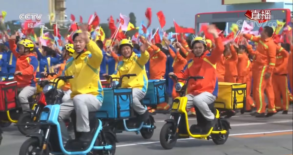 ▲北京COVID-19疫情飆升，連帶快遞人力不足、郵件積壓等問題嚴重，中國國家郵政局13日調度，督促各快遞企業加緊調派京外力量馳援北京。資料照。（圖／翻攝自大陸央視）