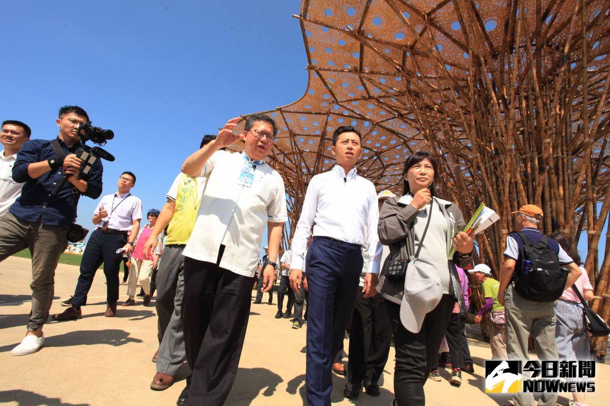 ▲林智堅表示，桃園近年來在鄭文燦帶領下突飛猛進，是全台六都城市治理最好的城市，因此特地來此取經。（圖／記者李春台攝, 2019.10.02）
