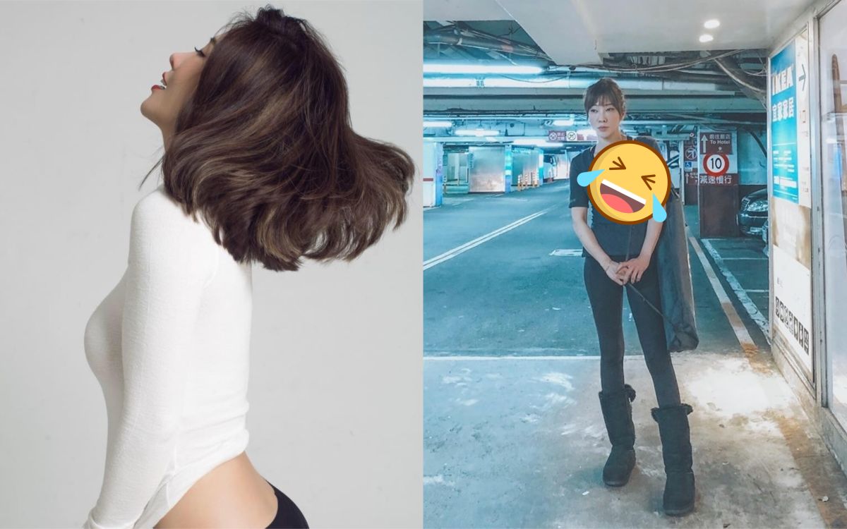 ▲舞蹈女神竟將露背上衣穿成正面。（圖／翻攝臉書）