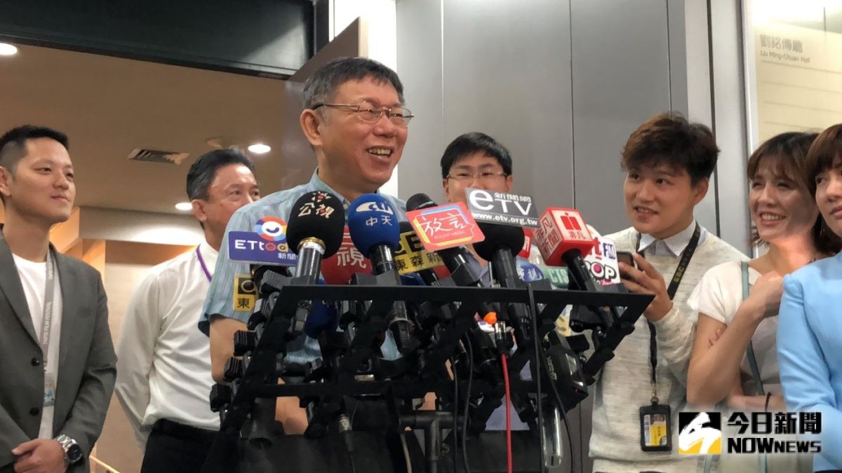 ▲台北市長柯文哲自擔任民眾黨主席後，引發把「市府當黨部」的爭議。（圖／記者丁上程攝）