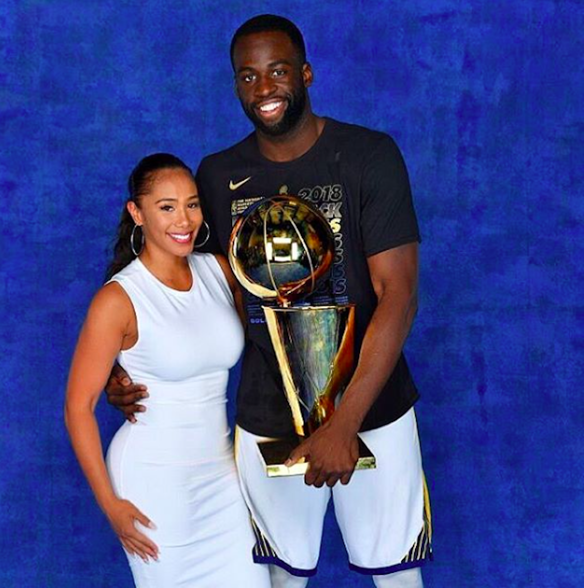 勇士隊Draymond Green打算奧運期間與未婚妻完婚。（取自Hazel Renee IG）