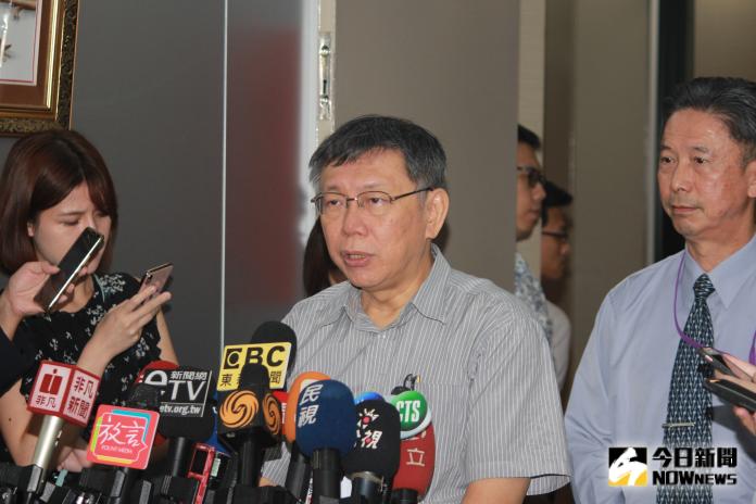 ▲台北市長柯文哲接受媒體訪問。（圖／記者丁上程攝, 2019.10.3）