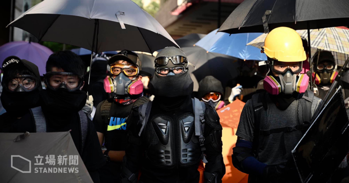▲香港建制派議員 3 日成立「禁蒙面法推動組」，欲禁止參與者在非法集會中蒙面。（圖／翻攝自立場新聞）