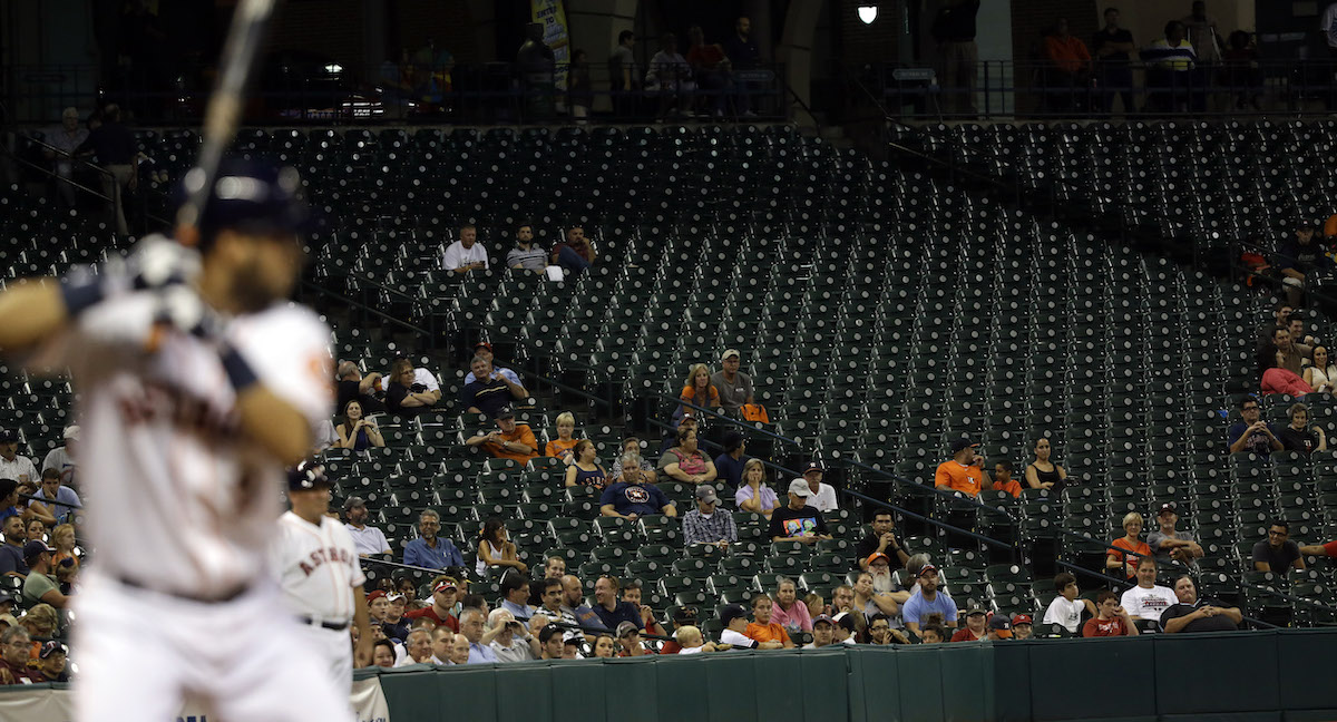 大聯盟平均觀眾又下降（圖／美聯社／達志影像）